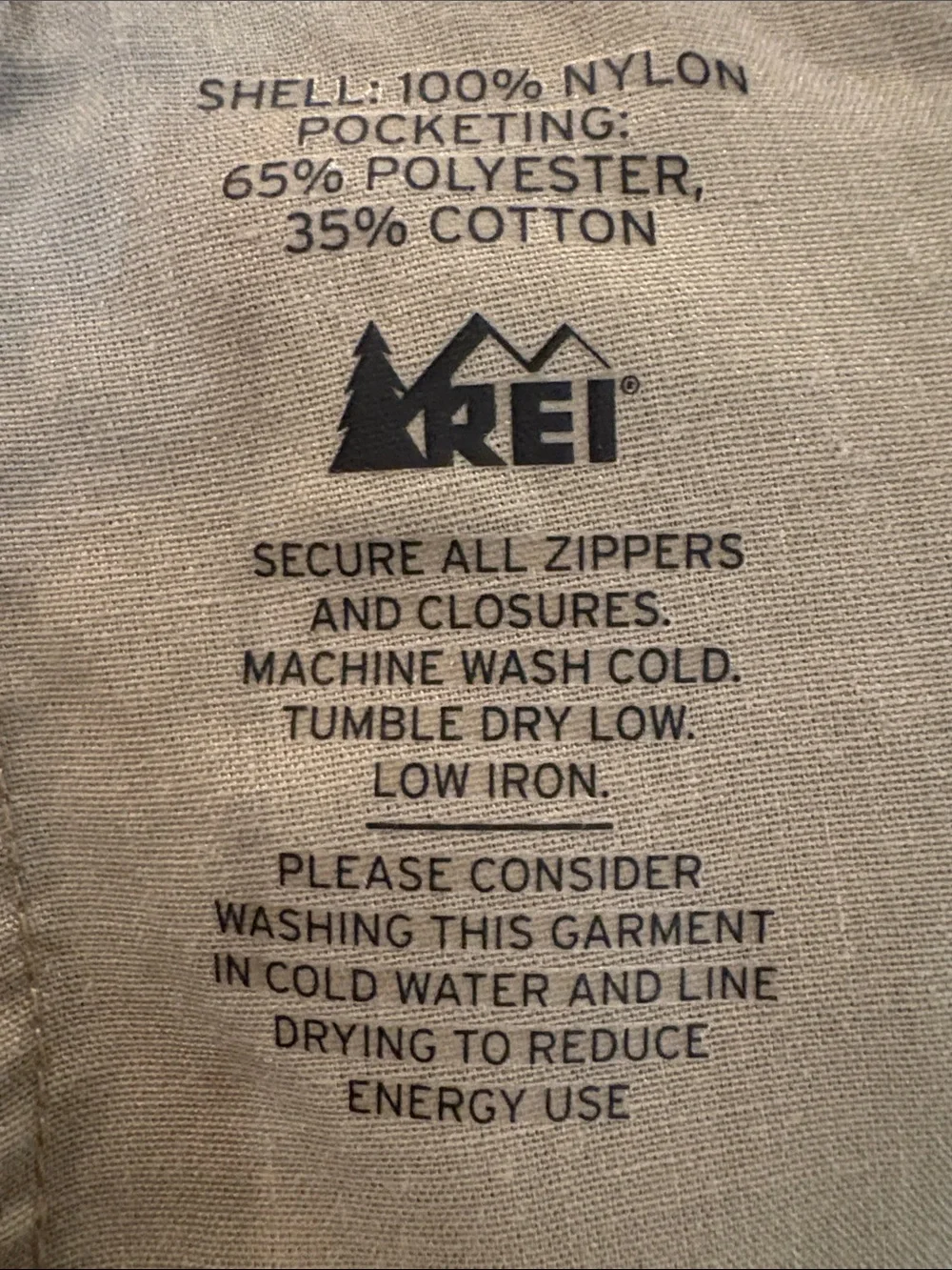 REI euc care styling